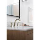BRUSHED NICKEL TWO-HANDLE HIGH ARC BATHROOM FAUCET 