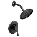 Single Handle Shower Faucet in Matte Black (Trim Only) 