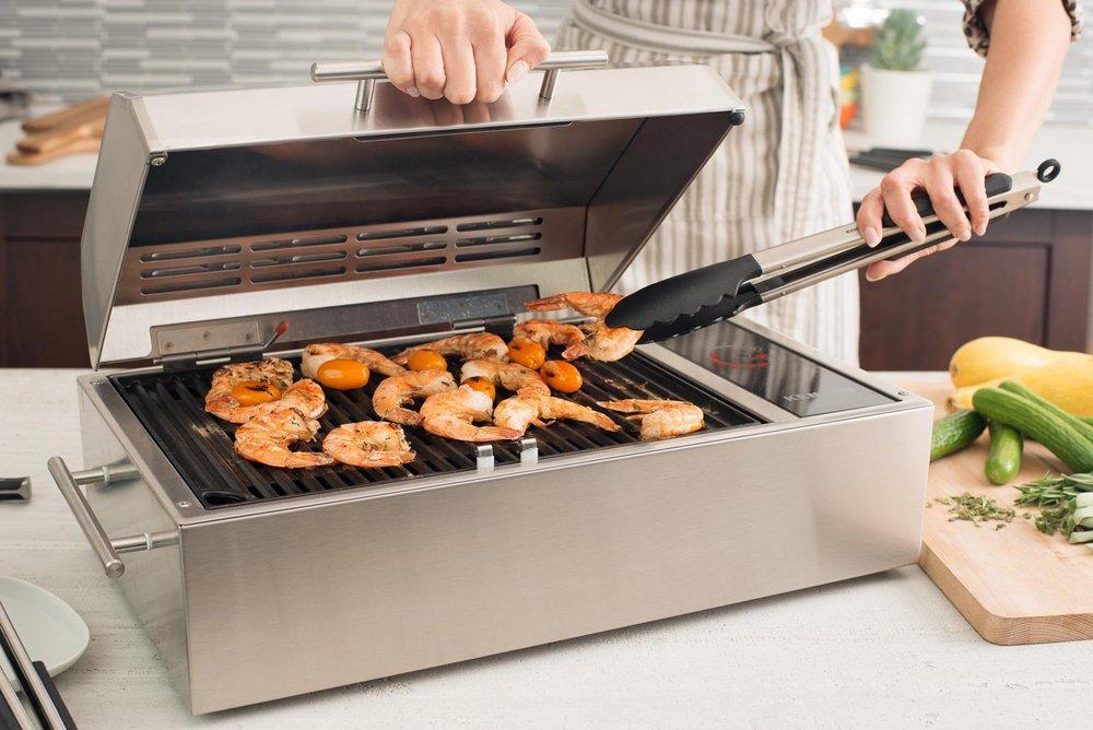 Built-In Electric Grill with Power Cord 