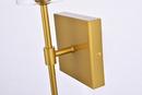 ELSRETH 1 LIGHT BRASS WALL SCONCE 