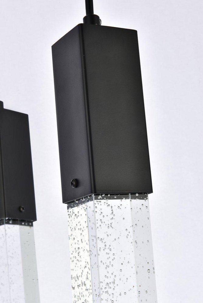 WESTON 16 LIGHTS PENDANT IN BLACK 