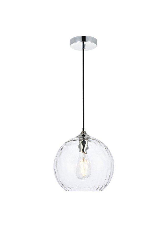 CASHEL 10 INCH LIGHT CHROME PENDANT 