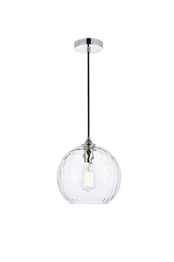 CASHEL 10 INCH LIGHT CHROME PENDANT