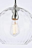 CASHEL 10 INCH LIGHT CHROME PENDANT 