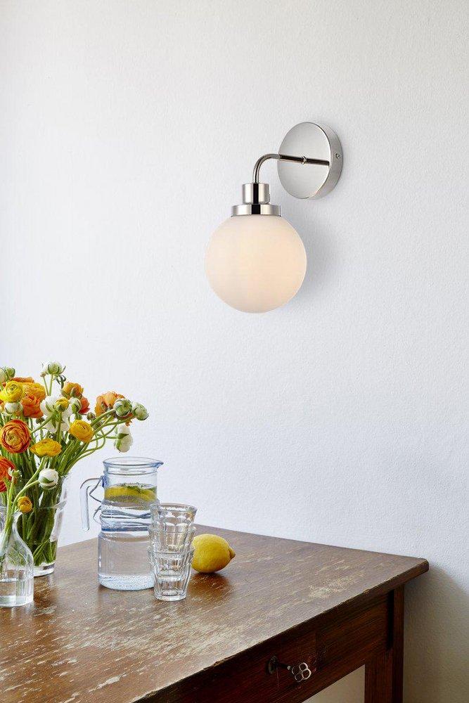 HANSON 1 LIGHT BATH SCONCE IN POLIS 