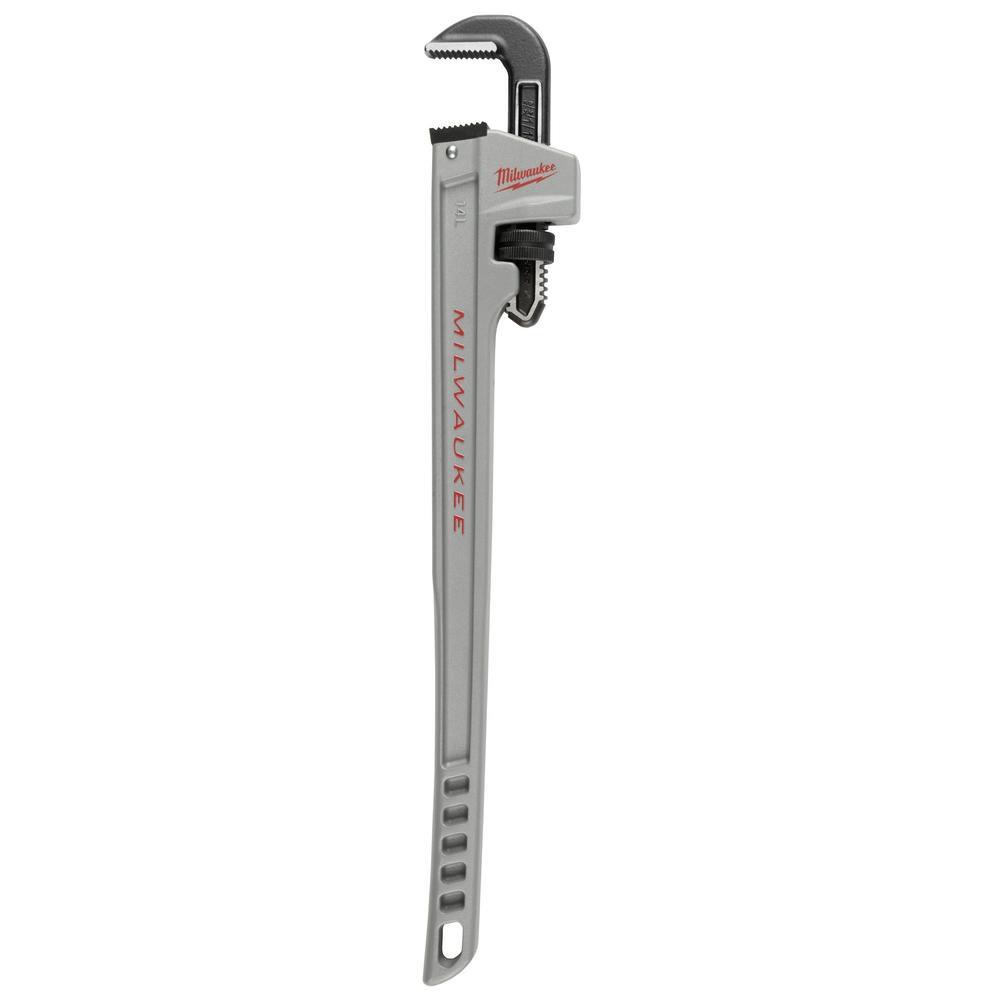 14L ALUMINUM PIPE WRENCH WITH POWERLENGTH HANDLE 