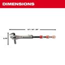 CHEATER ALUMINUM OFFSET ADAPTABLE PIPE WRENCH 