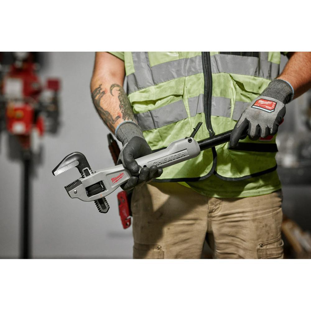 CHEATER ALUMINUM OFFSET ADAPTABLE PIPE WRENCH 