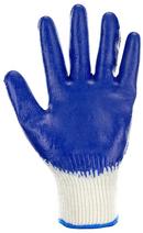 Cotton/Poly Knit, Blue Latex Coated Palm Gloves, Bulk 
