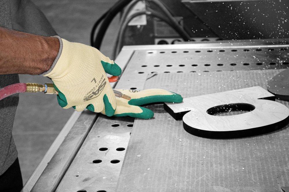 Cotton/Poly Knit, Green Latex Coated Palm Gloves, L 