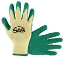 Cotton/Poly Knit, Green Latex Coated Palm Gloves, XL