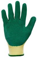 Cotton/Poly Knit, Green Latex Coated Palm Gloves, XL 