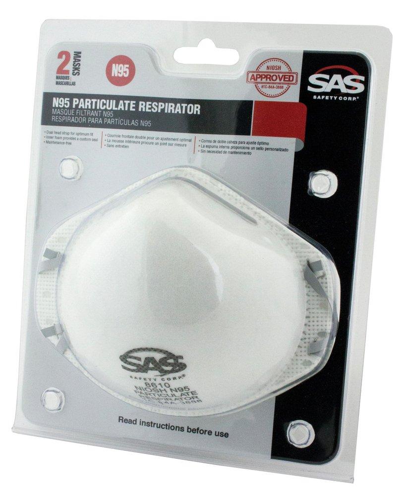 SAS Safety White Particulate Respirator 