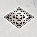 Stainless Steel Drain Cover in Brushed Nickel