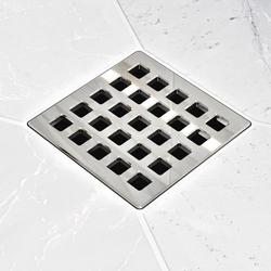 Stainless Steel Drain Cover in Polished Chrome