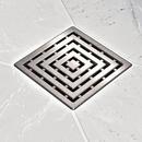 Stainless Steel Drain Cover in Brushed Nickel