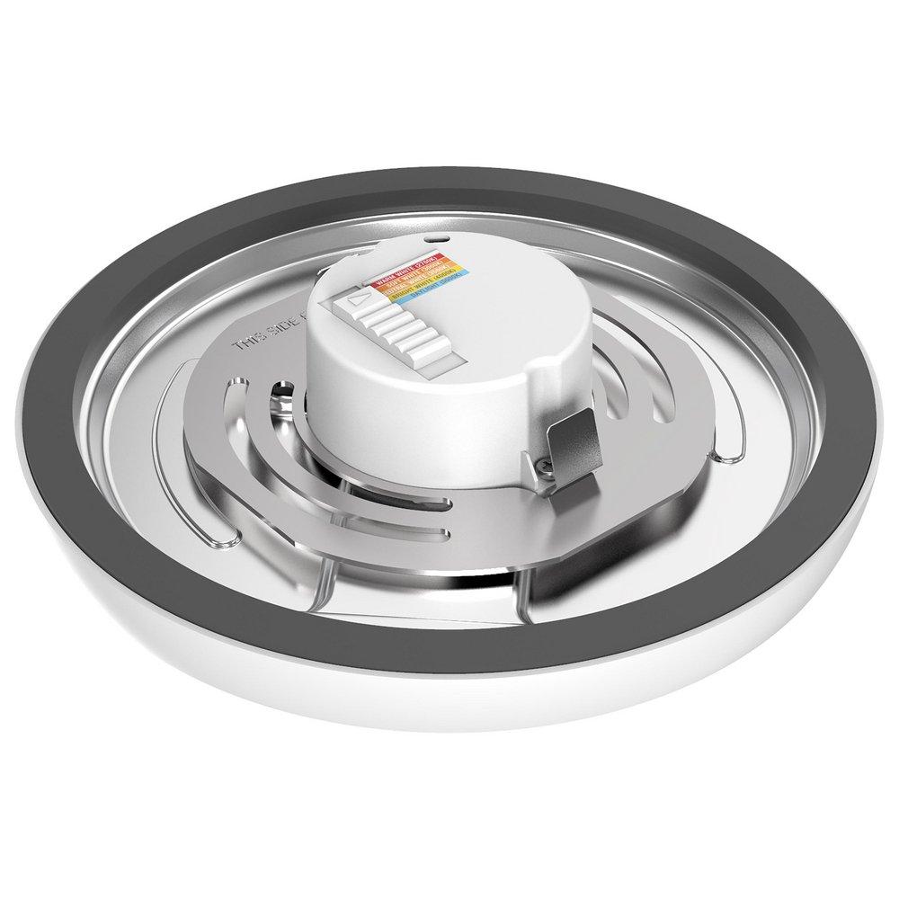 7 in. 11 W 120V Round Flush Mount LED Fixture in White 