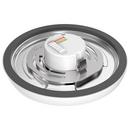 7 in. 11 W 120V Round Flush Mount LED Fixture in White 
