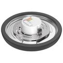 7 in. 11 W 120V Round Flush Mount LED Fixture in Black 