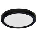 7 in. 11 W 120V Round Flush Mount LED Fixture in Black 