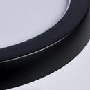 7 in. 11 W 120V Round Flush Mount LED Fixture in Black 