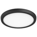 9 x 2/3 in. 13W 1-Light LED Utility Flush Mount Ceiling Fixture in Black