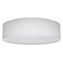 15 x 4-4/7 in. 20W 1-Light Integrated LED Flush Mount Ceiling Fixture in White