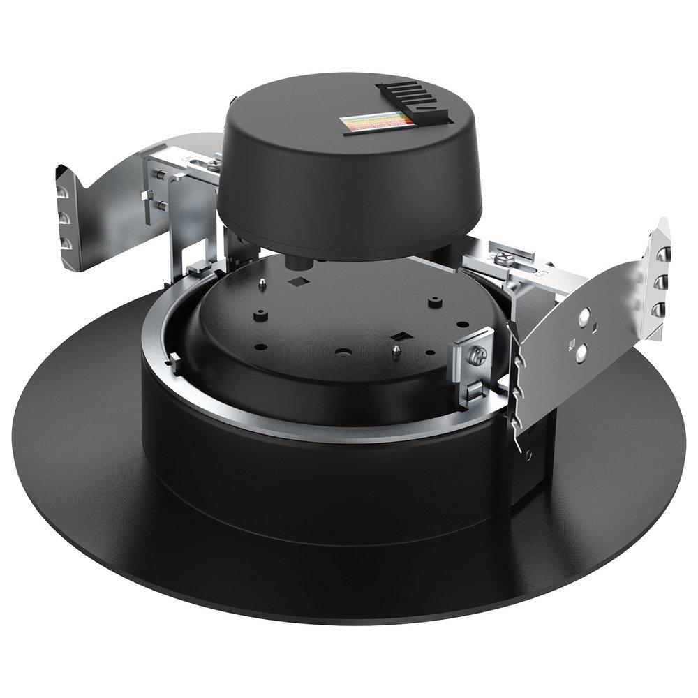 10.5 WATT; LED DIRECT WIRE DOWNLIGHT; GIMBALED; 120 VOLT; CCT SELECTABLE; BLACK FINISH 