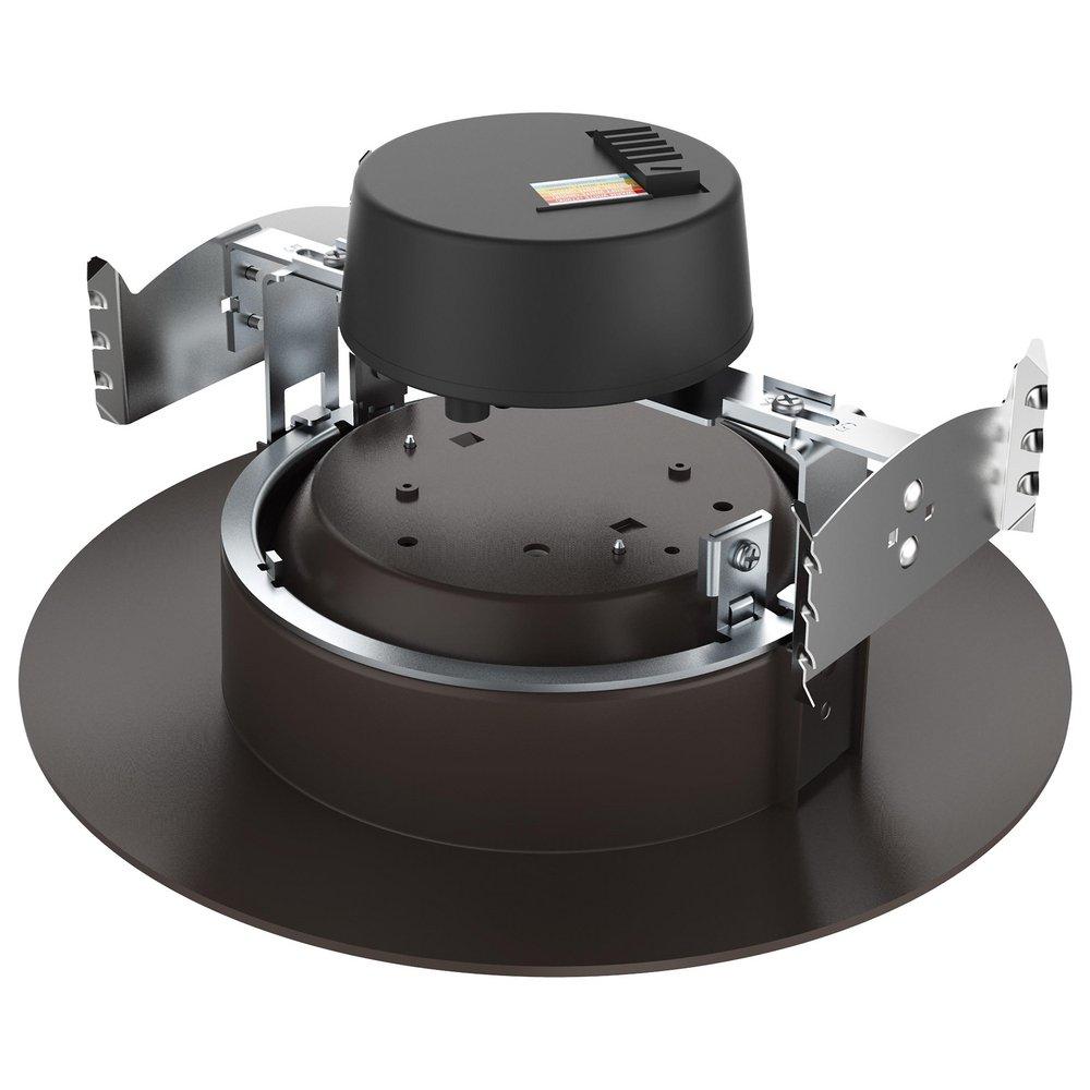 10.5 WATT; LED DIRECT WIRE DOWNLIGHT; GIMBALED; 120 VOLT; CCT SELECTABLE; BRONZE FINISH 