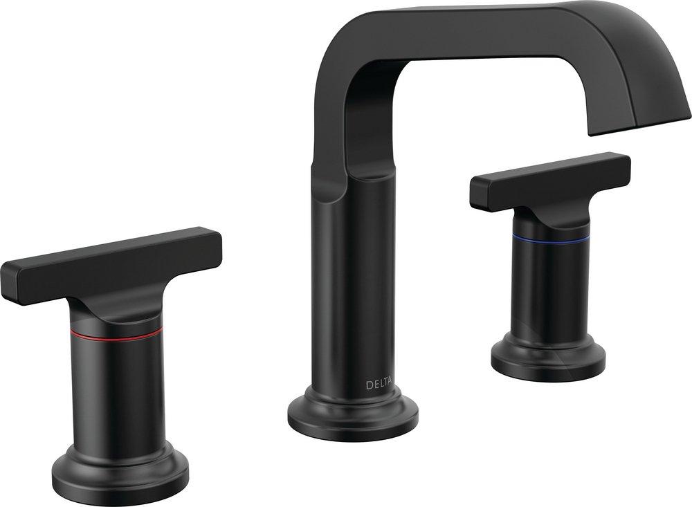 DELTA TETRA TWO HANDLE WIDESPREAD BATHROOM FAUCET 