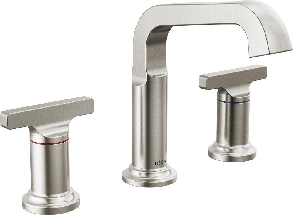 DELTA TETRA TWO HANDLE WIDESPREAD BATHROOM FAUCET 
