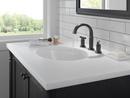 Two Handle Widespread Bathroom Sink Faucet in Matte Black 