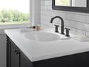 Two Handle Widespread Bathroom Sink Faucet in Matte Black 