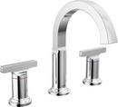 DELTA TETRA TWO HANDLE WIDESPREAD BATHROOM FAUCET 