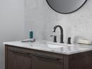 DELTA TETRA TWO HANDLE WIDESPREAD BATHROOM FAUCET 