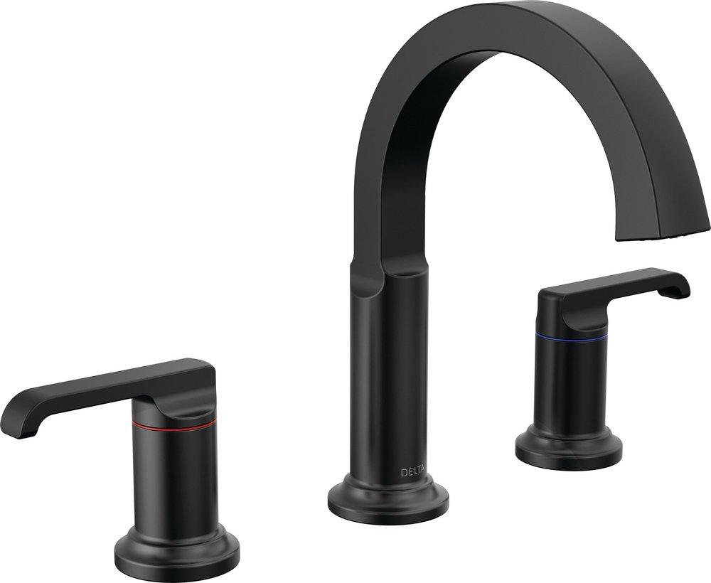 DELTA TETRA TWO HANDLE WIDESPREAD BATHROOM FAUCET 