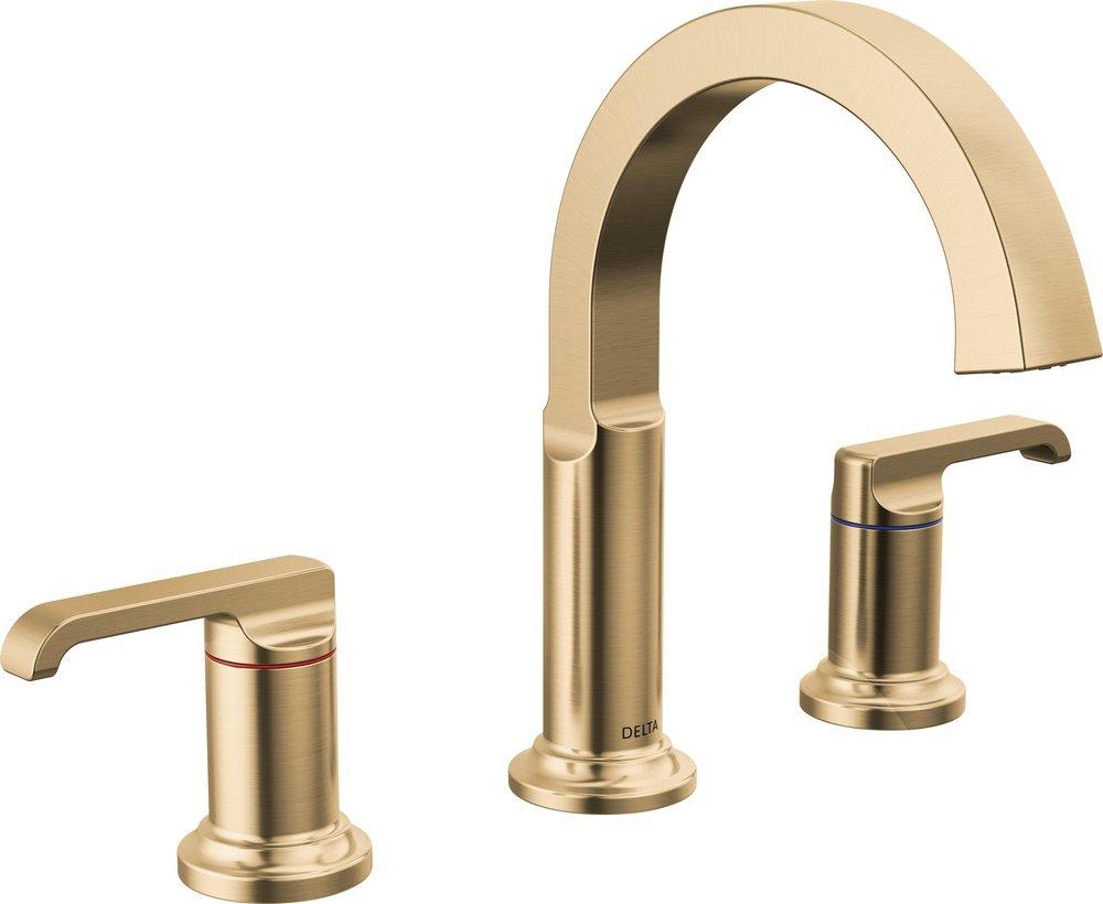 DELTA TETRA TWO HANDLE WIDESPREAD BATHROOM FAUCET 
