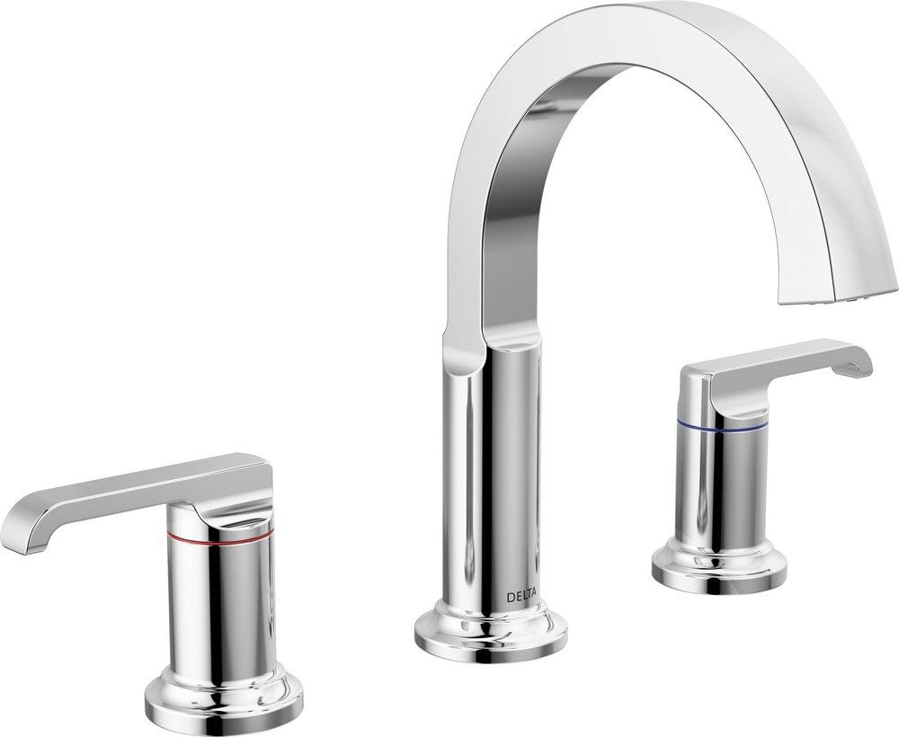 DELTA TETRA TWO HANDLE WIDESPREAD BATHROOM FAUCET 