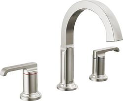 Two Handle Widespread Bathroom Sink Faucet in Lumicoat&reg; Stainless