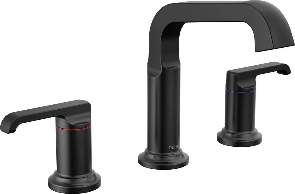 DELTA TETRA TWO HANDLE WIDESPREAD BATHROOM FAUCET 