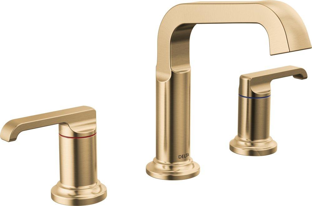 DELTA TETRA TWO HANDLE WIDESPREAD BATHROOM FAUCET 