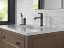Delta Faucet Matte Black Single Handle Monoblock Bathroom Sink Faucet 