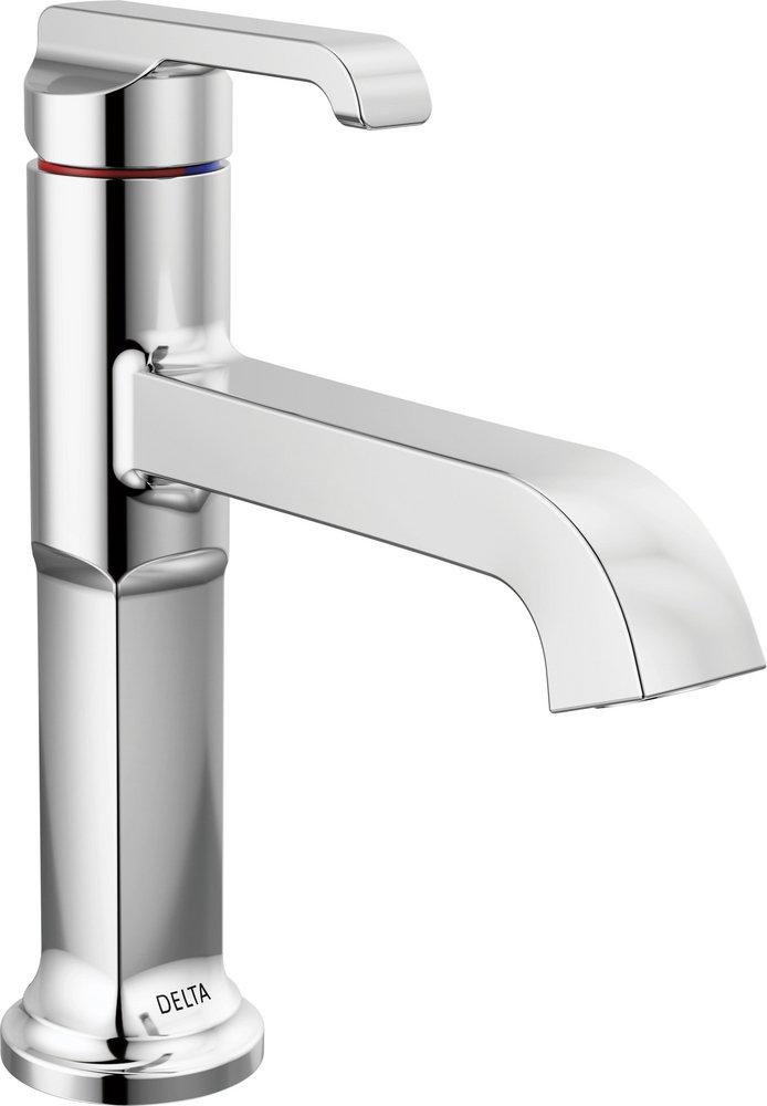 DELTA TETRA SINGLE HANDLE BATHROOM FAUCET 