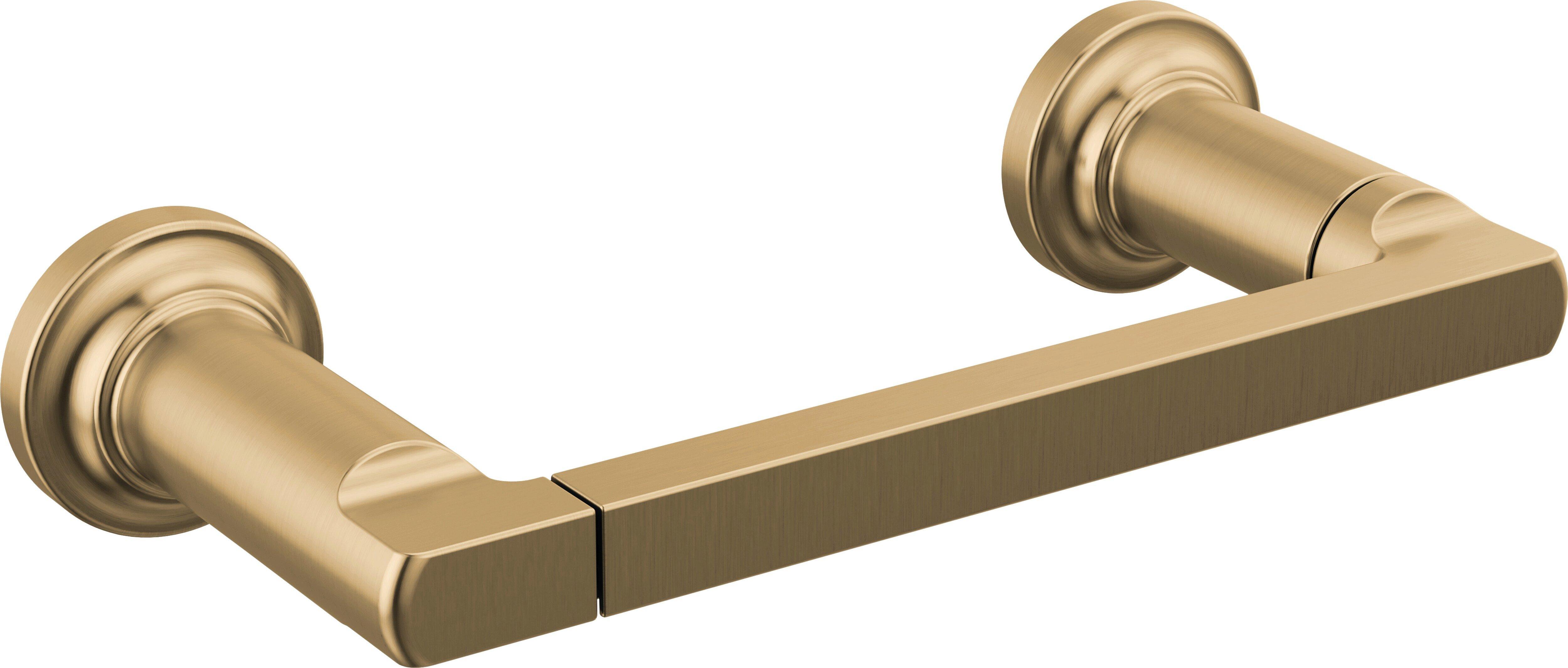 Delta Faucet Champagne Bronze Wall Toilet Tissue Holder 