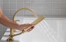 Delta Faucet Lumicoat Champagne Bronze Single Handle Zinc Lever Handle 