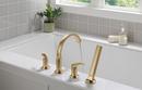 Delta Faucet Lumicoat Champagne Bronze Single Handle Zinc Lever Handle 