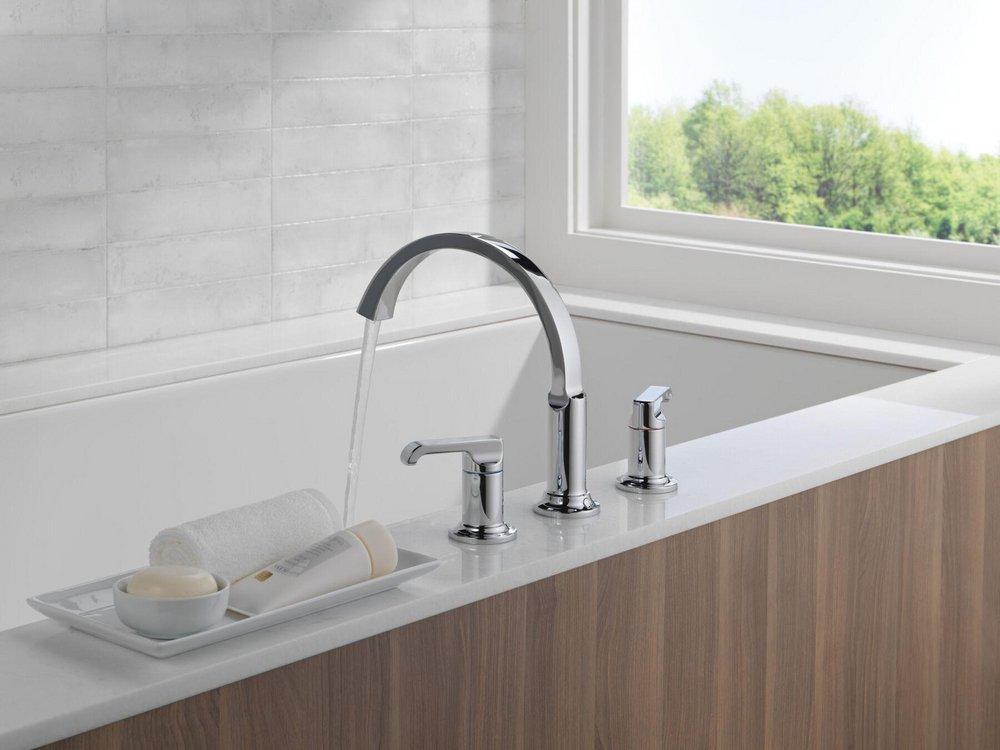 DELTA TETRA ROMAN TUB HANDLES - LEVER 