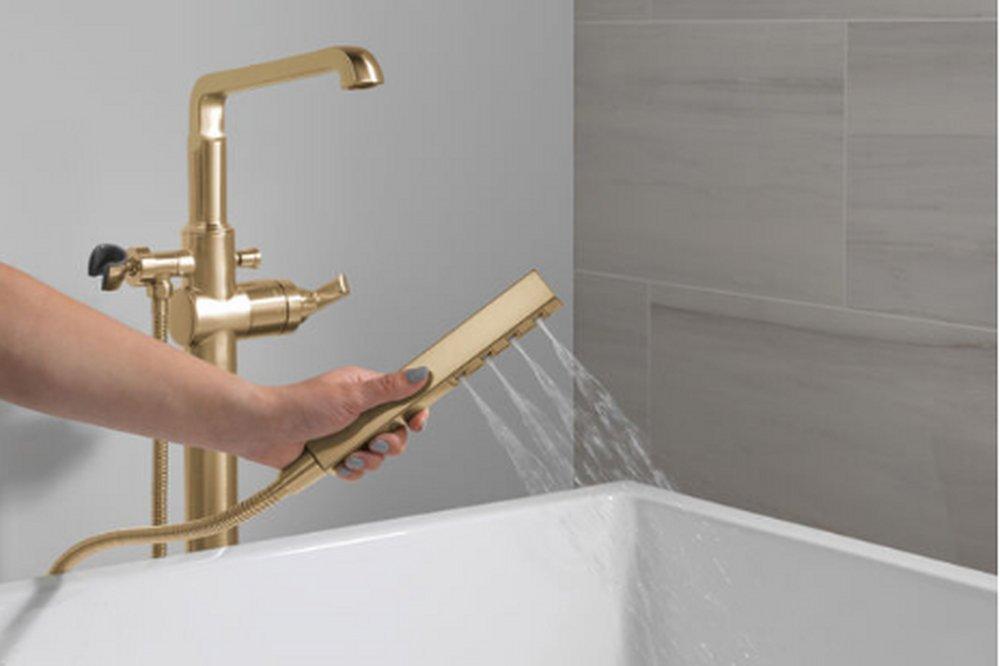 Delta Faucet Lumicoat Champagne Bronze Single Handle Zinc Lever Handle 