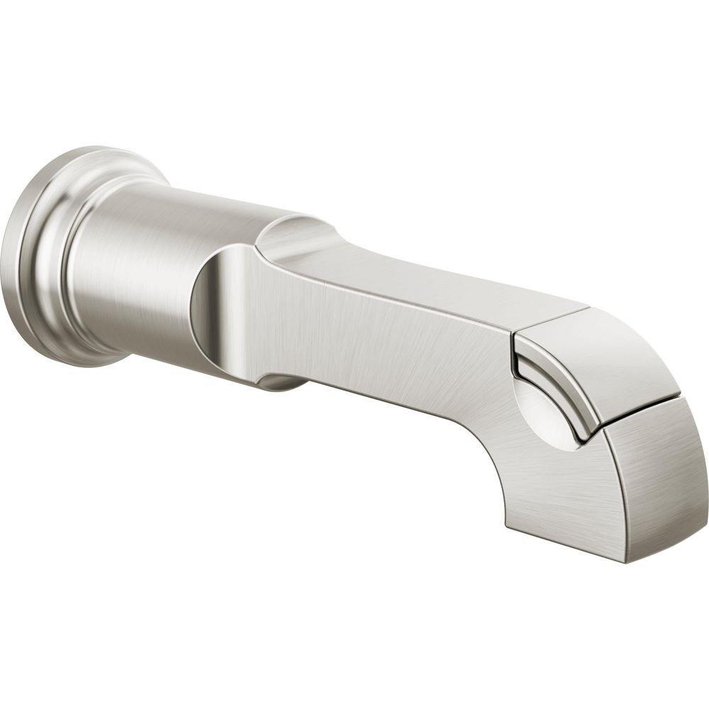 Delta Faucet Lumicoat Stainless Diverter Tub Spout 