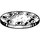 18 in. 150# CS A105 RF Blind Flange Forged Steel Raised Face